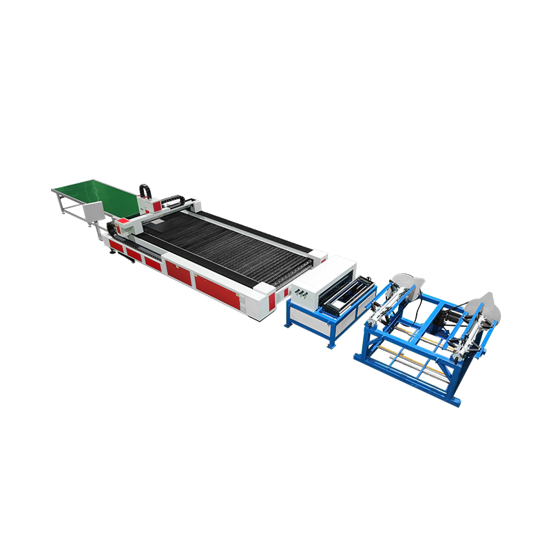 Высокоточный волоконный лазерный резак серии CC-C с автоматической подачей для рулонов листового металла